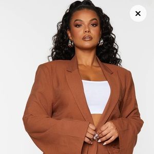 Pretty little thing woven blazer